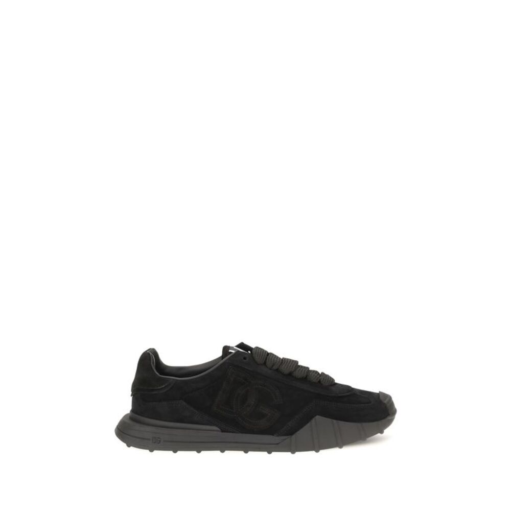 Dolce & Gabbana Men Dg Athletic Sneakers In Suede Leather